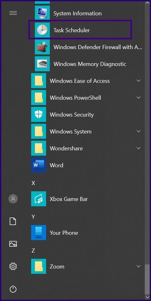 Отключить запланированные задачи в Windows 10 Шаг 3