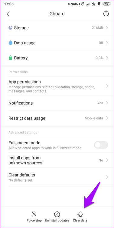 Bitmoji не работает на Gboard 11