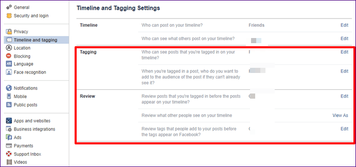 Настройки конфиденциальности Facebook 14
