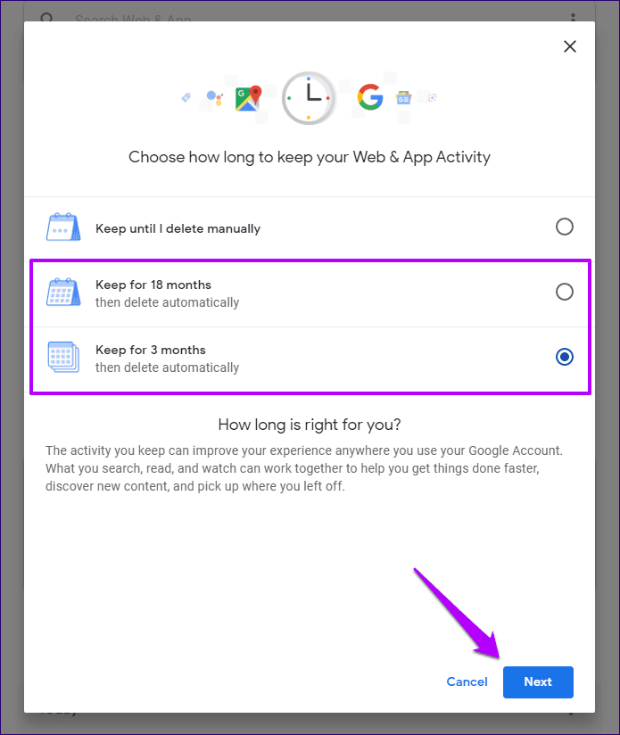 Данные учетной записи Google удаляются вручную автоматически 2