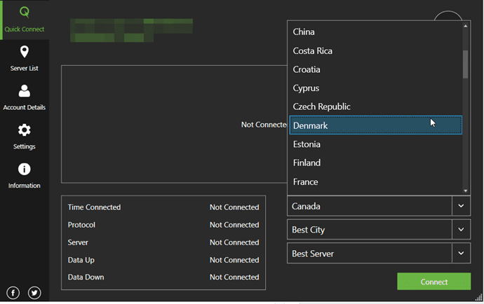 Vpn без интернета Изменить сервер