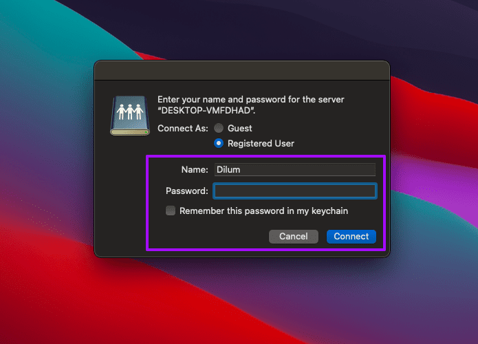 Настройка общего доступа к локальным папкам между Windows и Mac 8