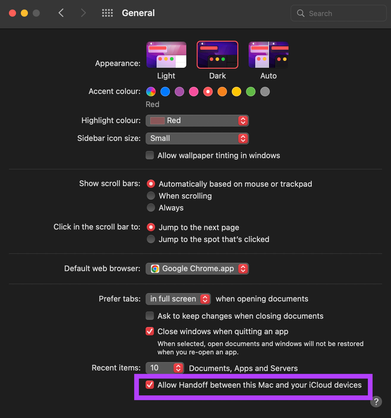 Настройка передачи на Mac