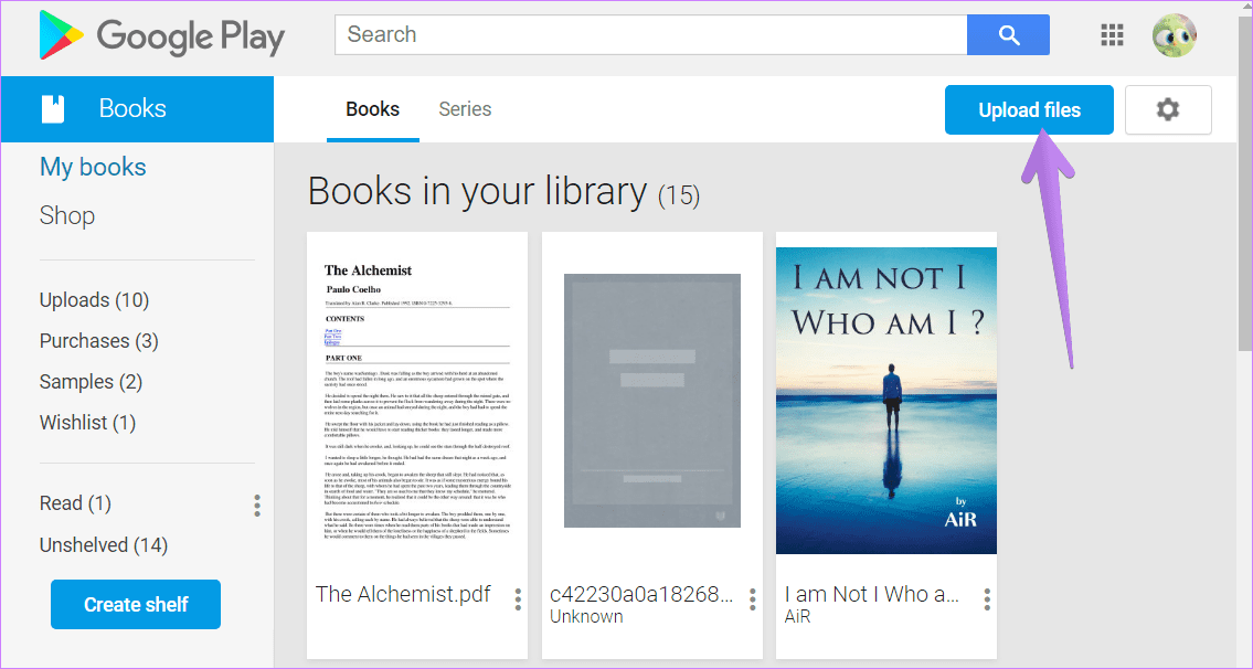 Добавить электронные книги pdf epub в книги google play android iphone computer 2