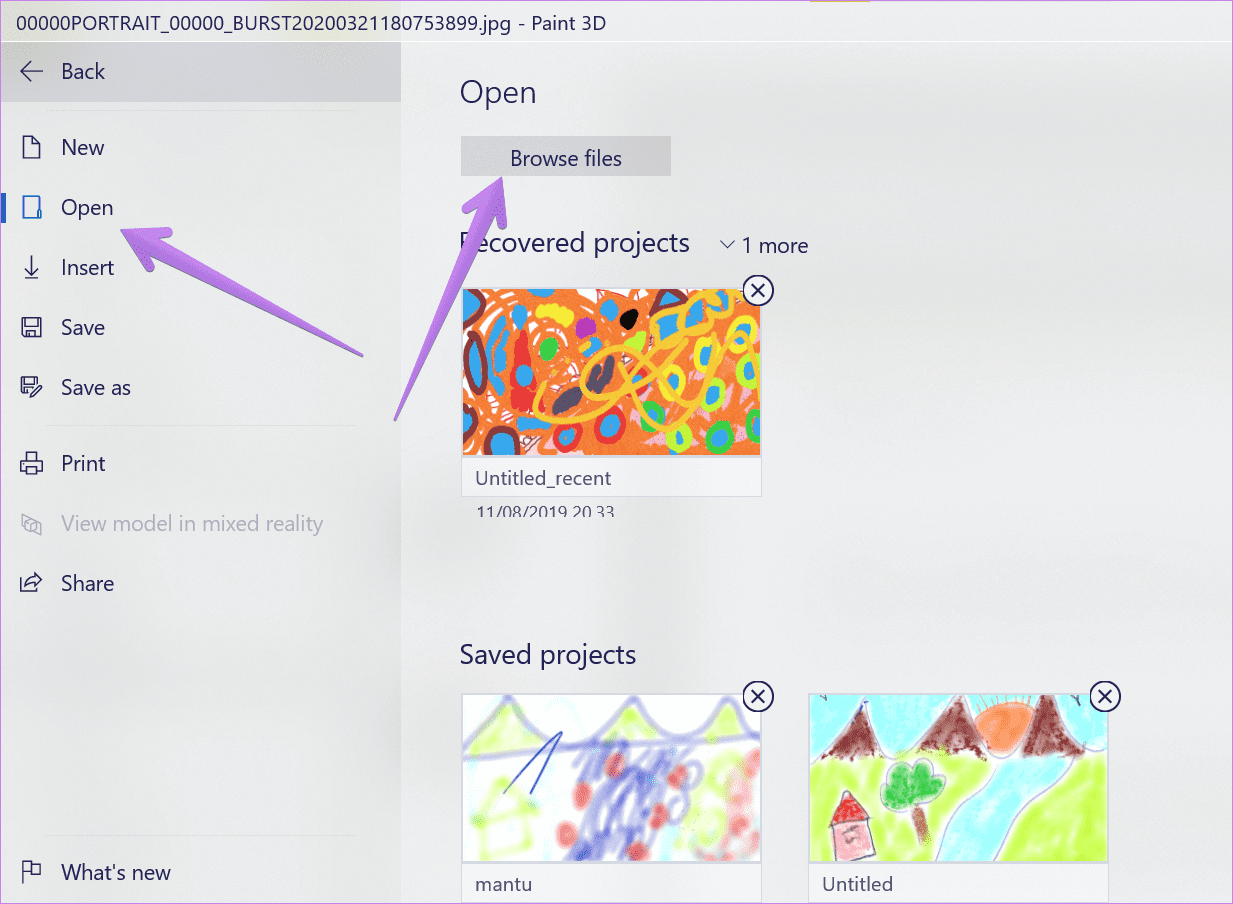 Как использовать Paint 3D для редактирования фотографий 1