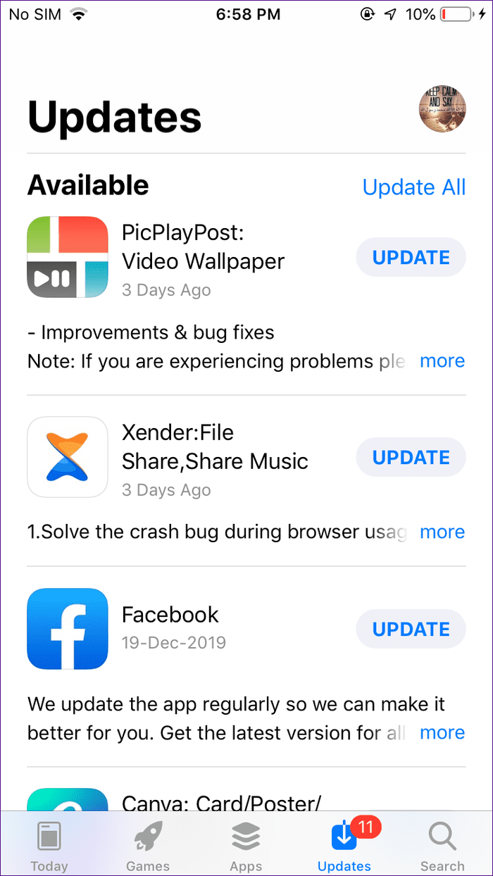 Как узнать, доступно ли обновление приложения Android Iphone 20