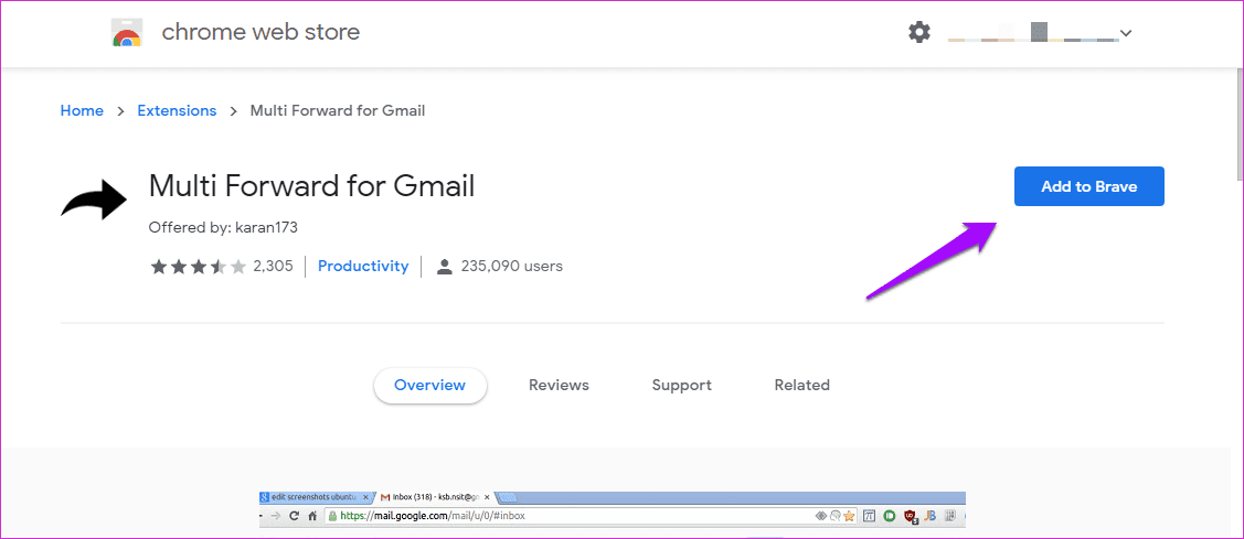 Переслать несколько писем в Gmail 1
