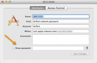 Найти пароль Wi-Fi Mac5