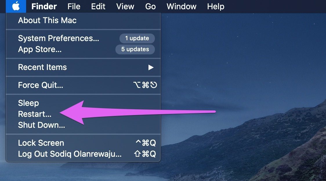 Исправить принудительное отключение со сломанного Mac