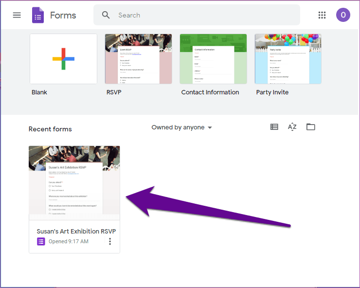 Создать форму Rsvp в Google Forms 08