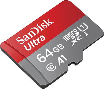 Карта памяти SanDisk 64 ГБ класса 10 microSDXC