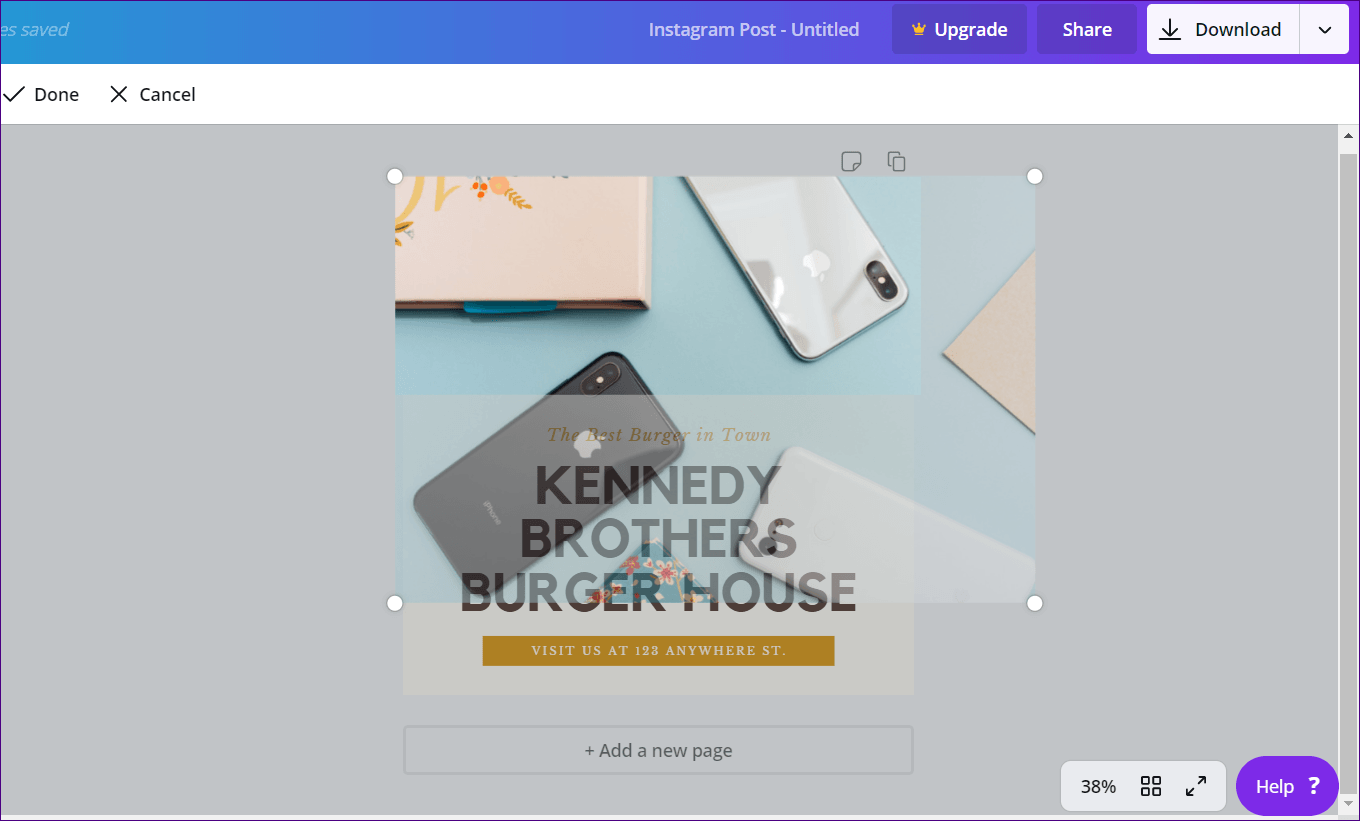 Обрезать в форму Canva 6