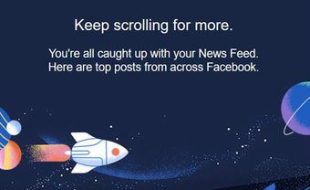 Как отключить функцию «Прокручивать больше сообщений со всего Facebook»