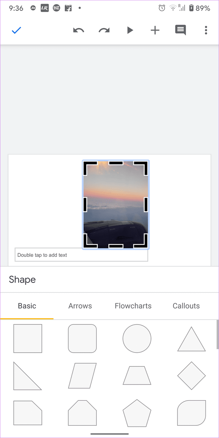Вписать изображение в форму Google Slides 11