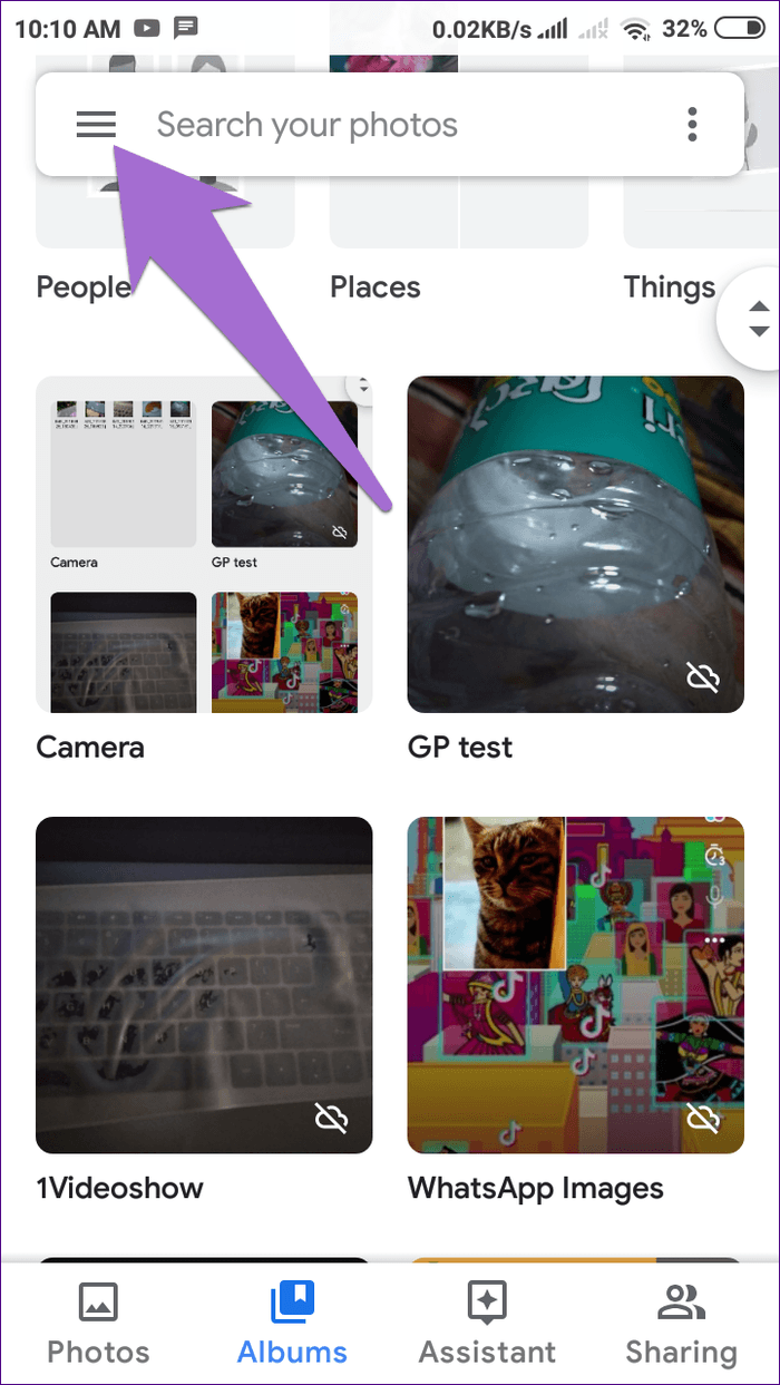 Удалить Google Фото на телефоне 7