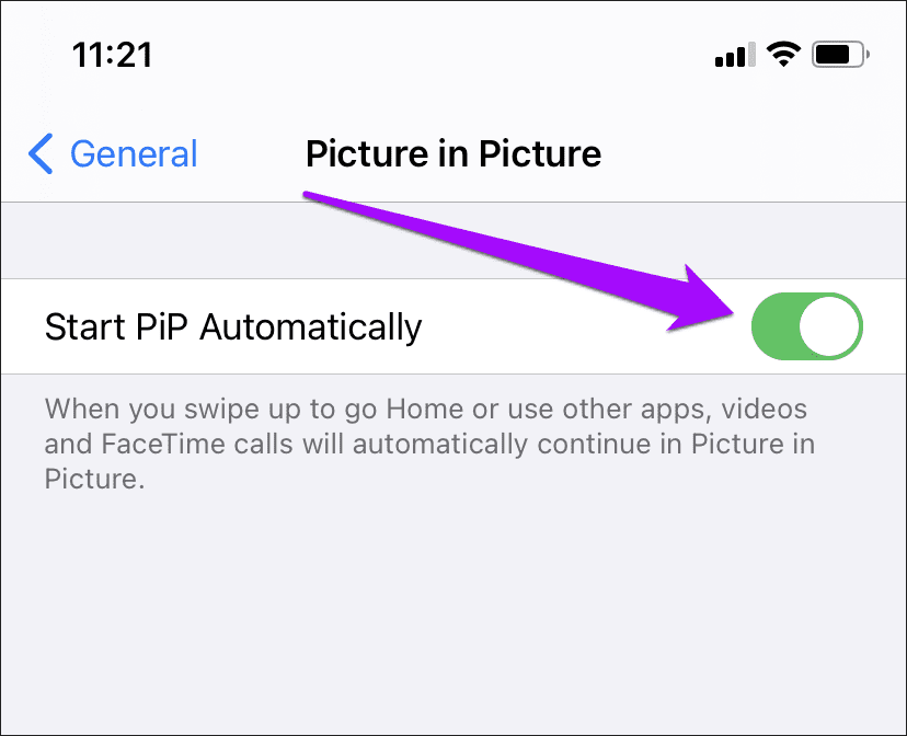Изображение iPhone в режиме изображения не работает 3