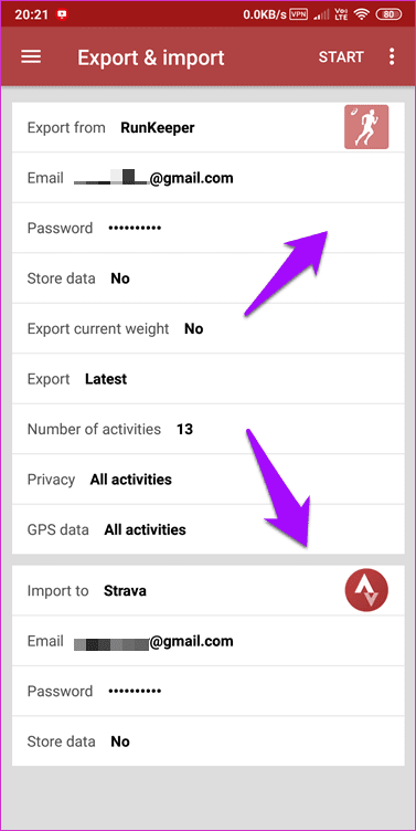 Как перенести прогоны из Runkeeper в Strava 8