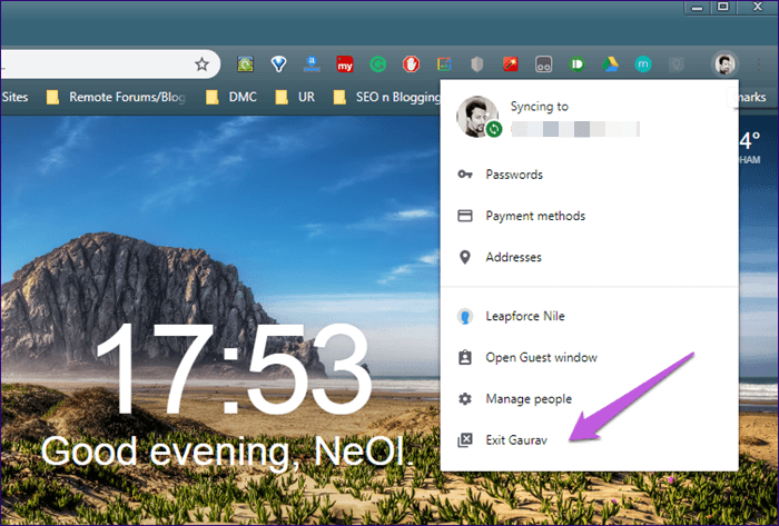 Решить, что диспетчер паролей Chrome не работает 4