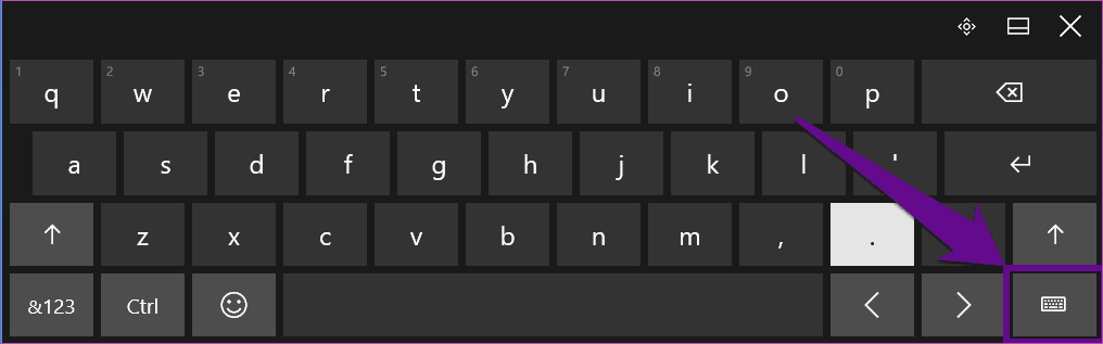 Язык ввода сенсорной клавиатуры Windows 02