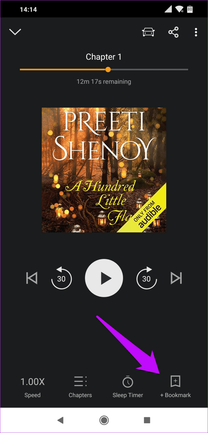 Как использовать приложение Amazon Audible 8