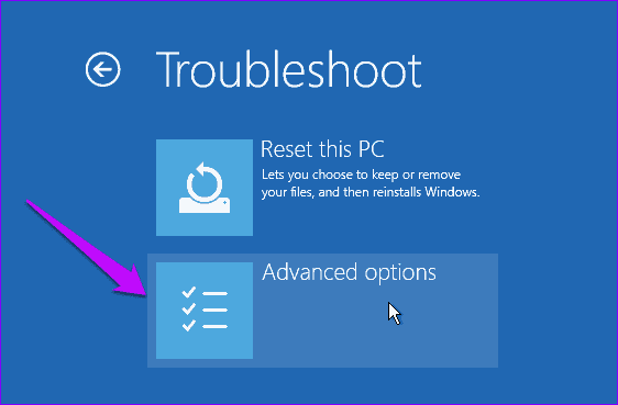 Расширенный параметр устранения неполадок при установке Windows