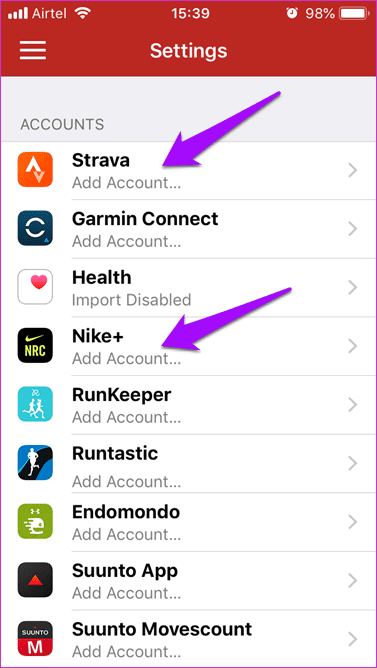 Трансфер с Nike на Strava 15