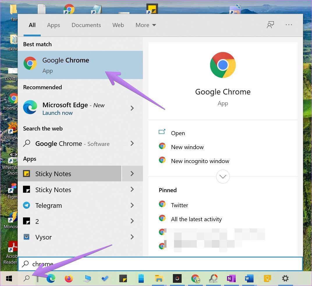Windows 10 как восстановить иконку гугл хром 5