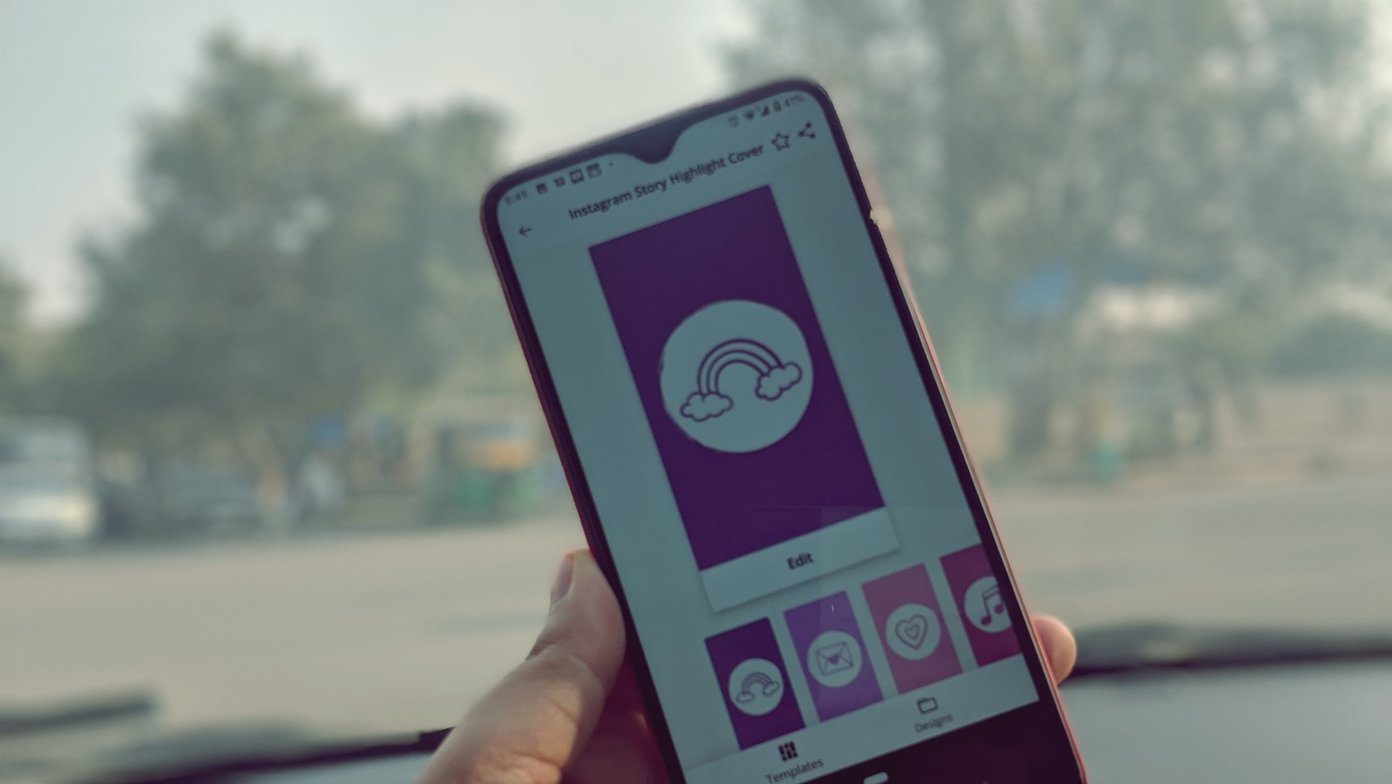 Создайте обложку для ярких моментов в Instagram с помощью canva fi