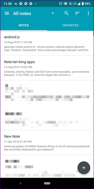 Nimbus Note против Evernote 3