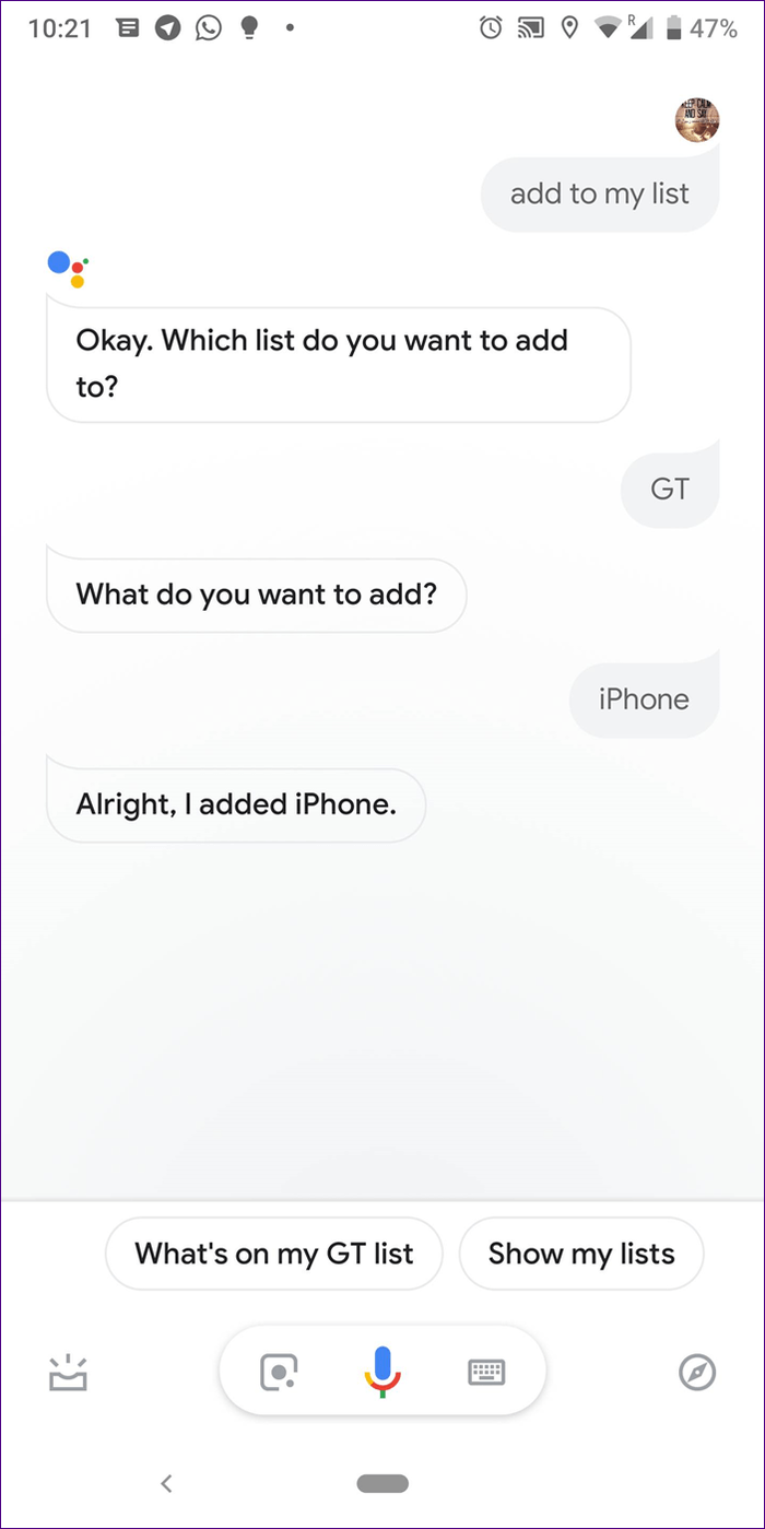 Заметки и списки Google Assistant 13