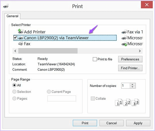 Team Viewer Удаленная печать Удаленная печать Va Teamviewer 2