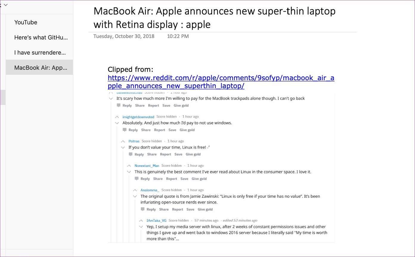 Onenote Clipper