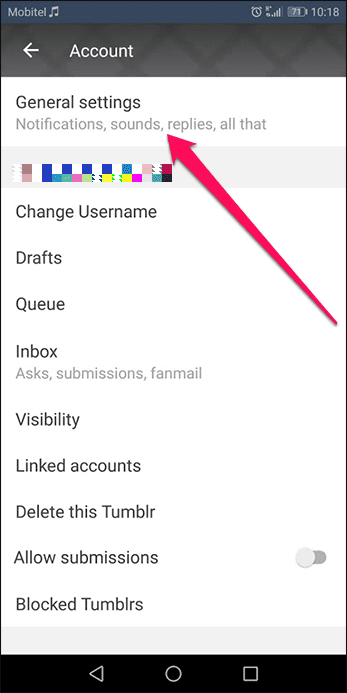 Tumblr Уменьшить использование данных 3