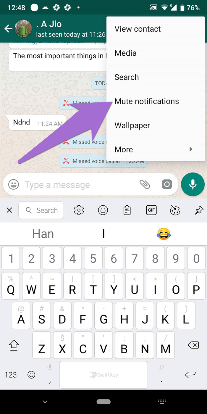 Whatsapp Mute против блокировки 2