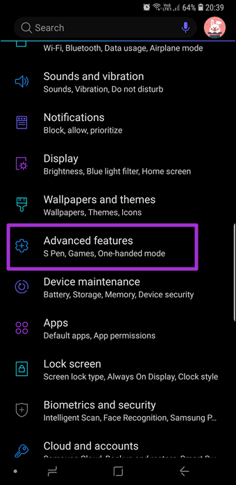Galaxy Note 9 Советы по режиму одной руки 03