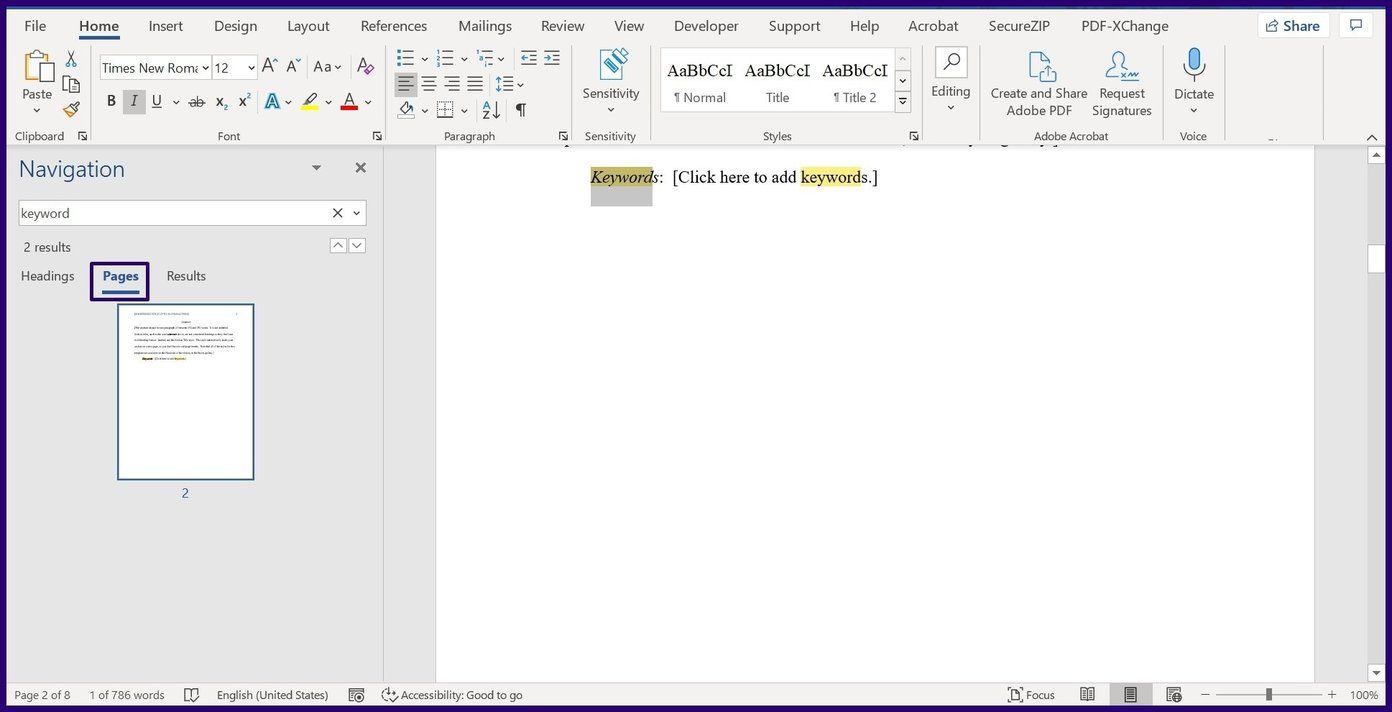 Как использовать поиск и замену в Microsoft Word, шаг 7
