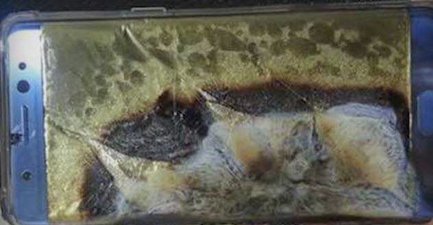 Note7 взорвался