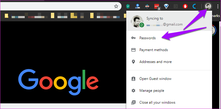 Блокировка Firefox против диспетчера паролей Chrome 3