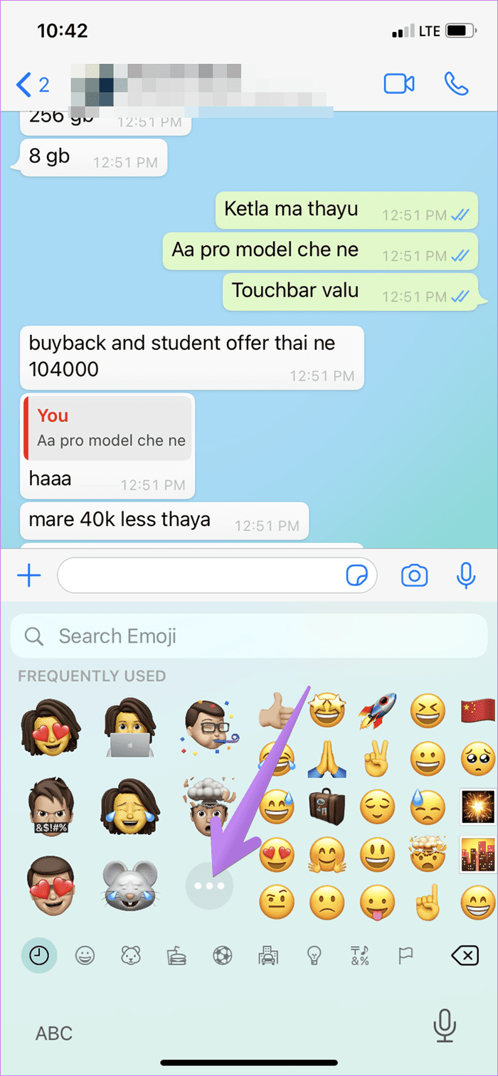 Используйте наклейку imessage memoji в WhatsApp Telegram Facebook 10