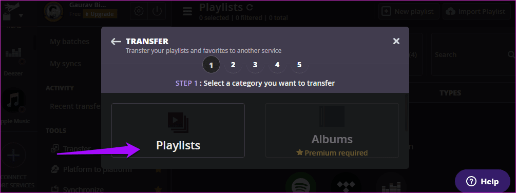 Перенос плейлистов из Deezer в Apple Music 4