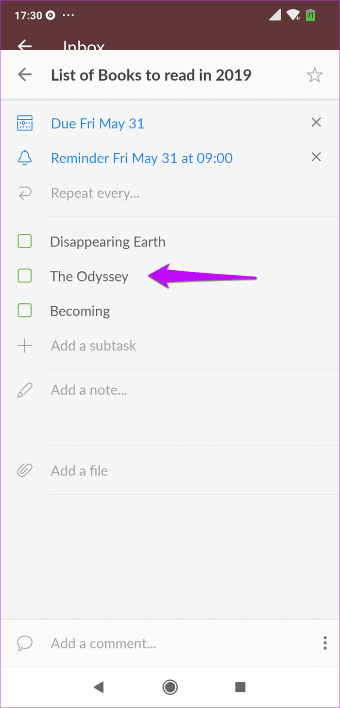 Создавайте повторяющиеся задачи в Wunderlist 9