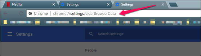 Настройки Chrome Очистить кеш браузера