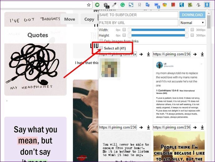 Загрузка изображений из Pinterest Android Iphone Computer 15