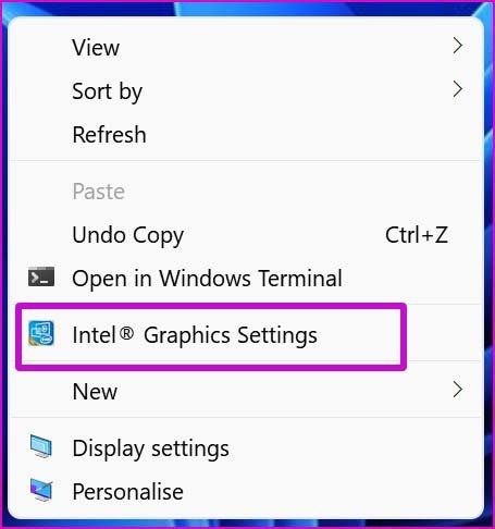 Откройте настройки графики Intel Windows 11, не обнаруживая монитор HDMI
