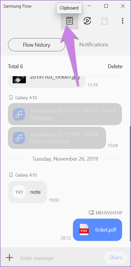 Приложение Microsoft Your Phone против Samsung Flow 17