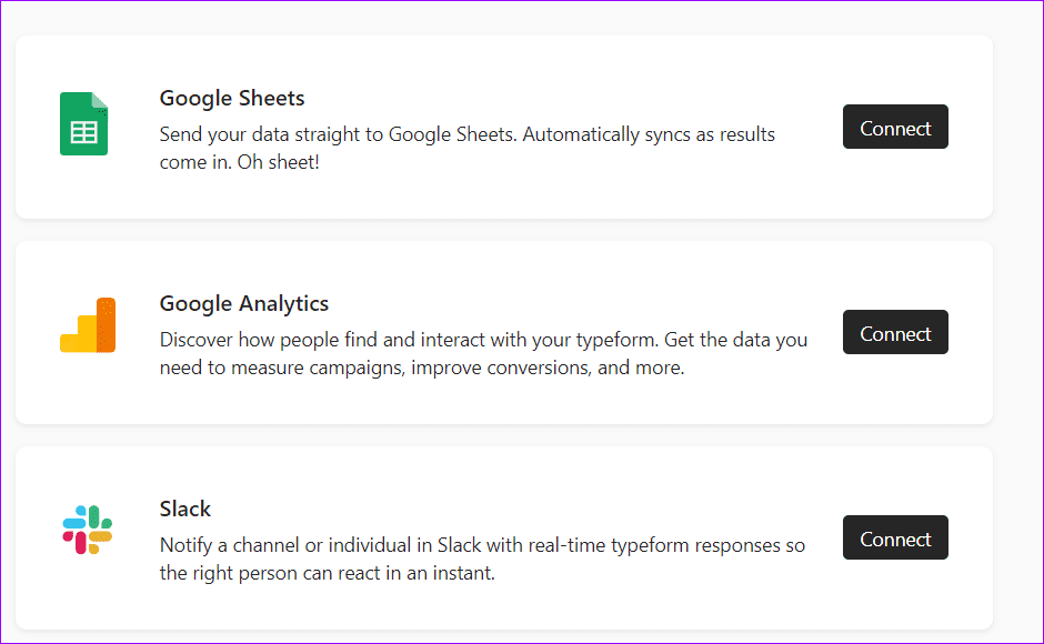 Google Формы против Typeform 15