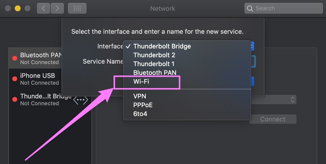 Сбросить сетевой стек Wi-Fi Mac 04