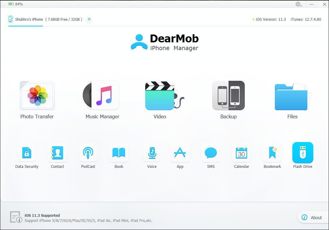 Уважаемый Mob I Phone Manager 18