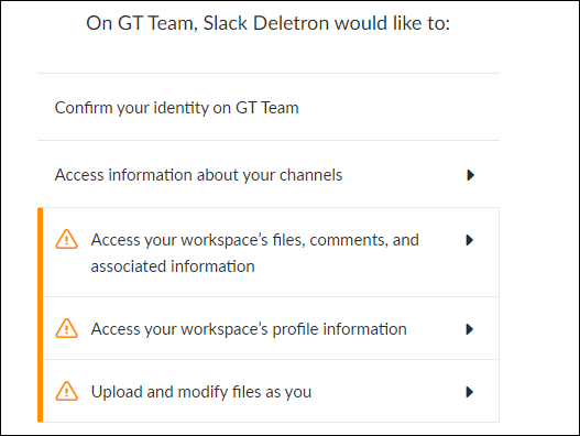 Удалить файлы Slack 2
