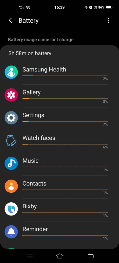 Экономьте заряд батареи samsung galaxy watch3 10